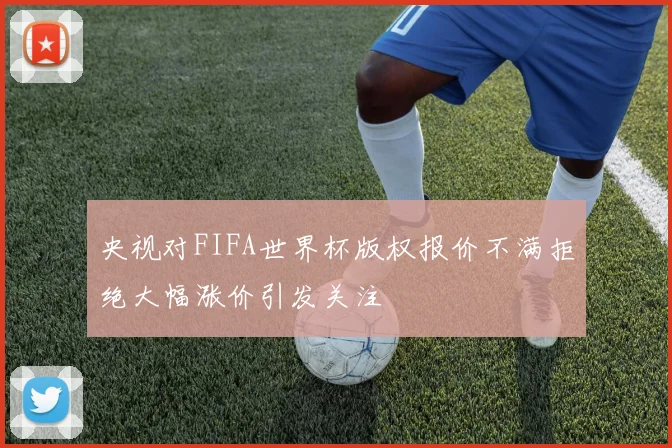 央视对FIFA世界杯版权报价不满拒绝大幅涨价引发关注